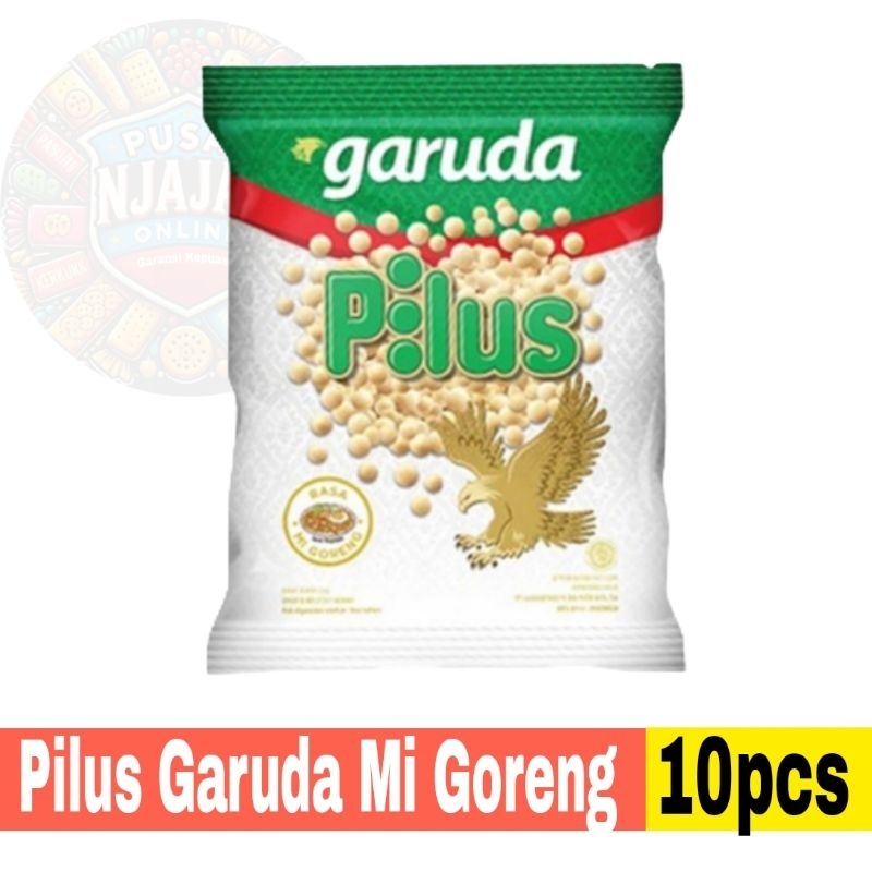 

( Snack Pilus Garuda 16gr Rasa Mie Goreng Renceng isi 10 Pcs )