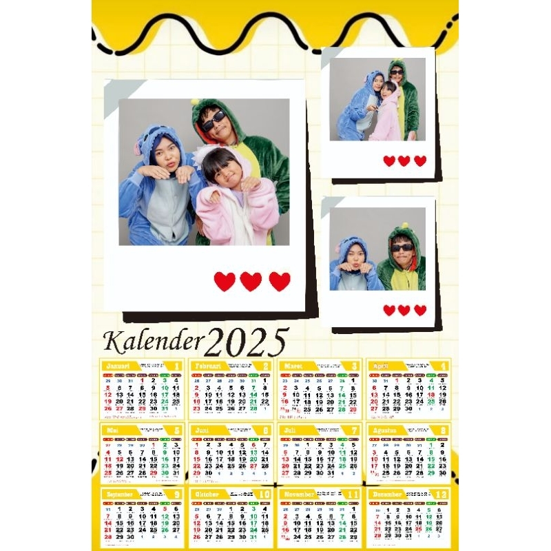 

KALENDER CUSTOM FOTO / KALENDER 2025 / KALENDER FOTO/3