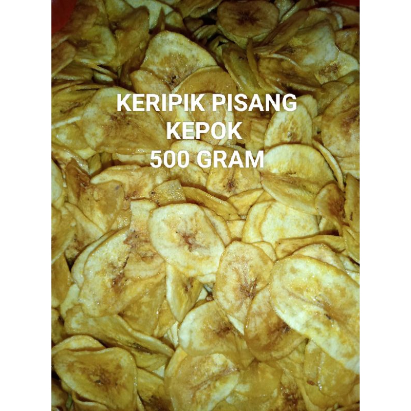 

KERIPIK PISANG KOIN 500 GRAM - PISANG KEPOK - ASIN GURIH - MANIS GURIH