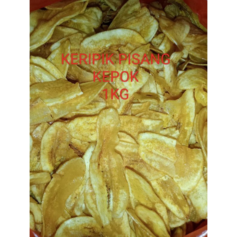 

KERIPIK PISANG KEPOK 1KG - ASIN GURIH - MANIS GURIH