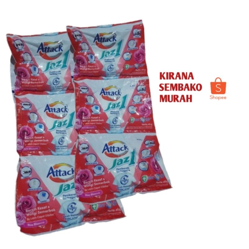 ATTACK JAZZ 1 DETERGEN SACHET (12SAC)