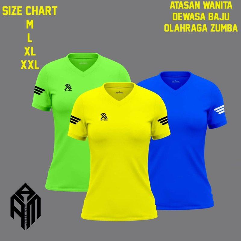 Kaos Olahraga Zumba Wanita Jersey Atasan Olahrga Wanita Baju Olahrga Airobic