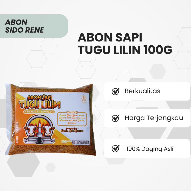 

ABON SAPI TUGU LILIN 100g