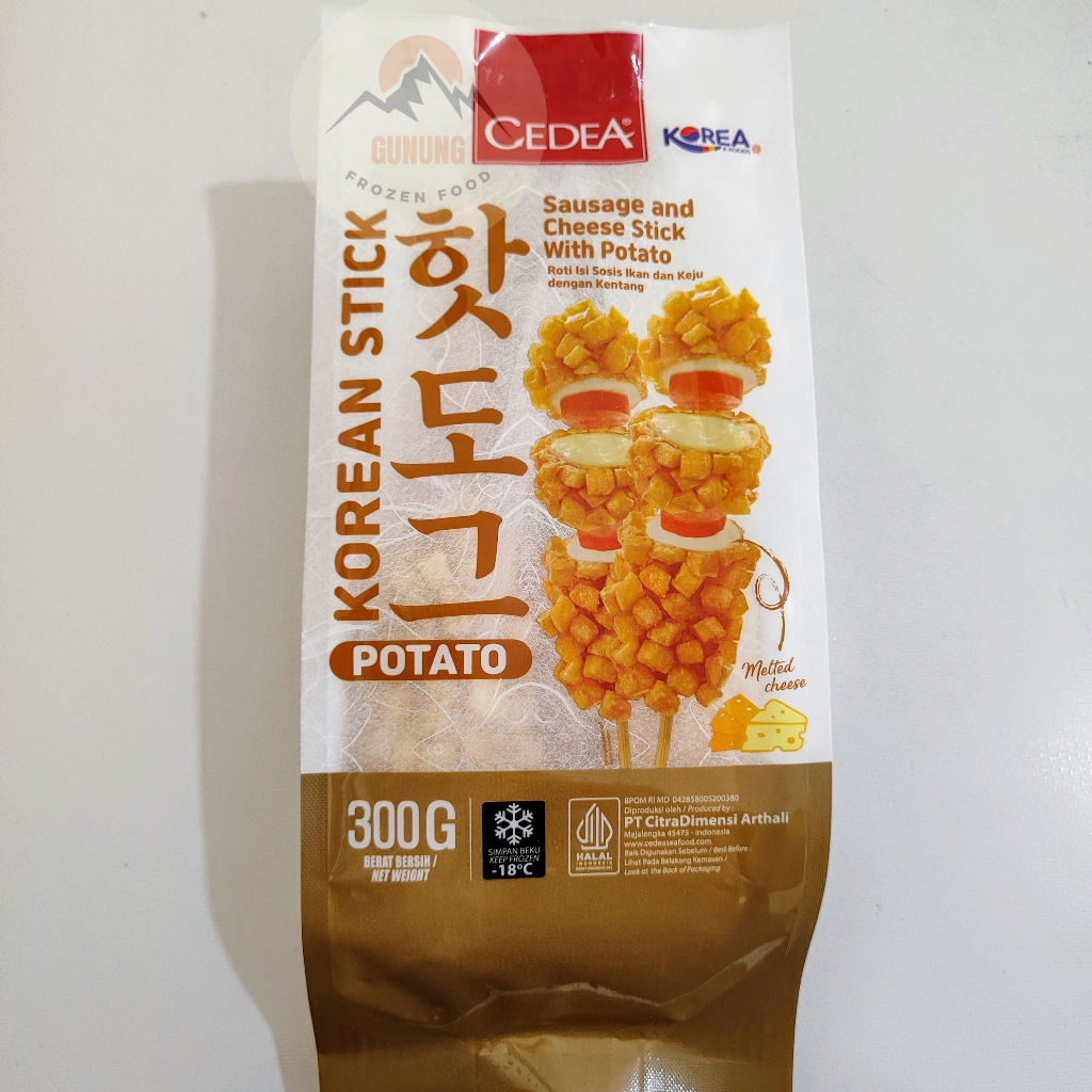 

Cedea Korean Stick Corndog Potato 300gr isi 3pcs