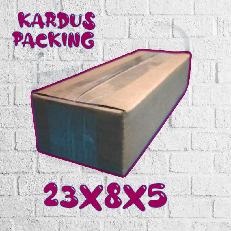 

kardus packing UK 23x8x5 kardus kecil kardus besar