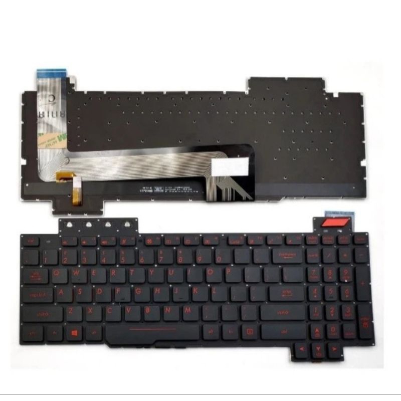 Keyboard Laptop Asus ROG Strix GL503 GL503V GL503VD GL503G GL503GE Merah Backlight