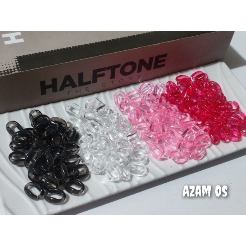 Mote rantai bening gembul