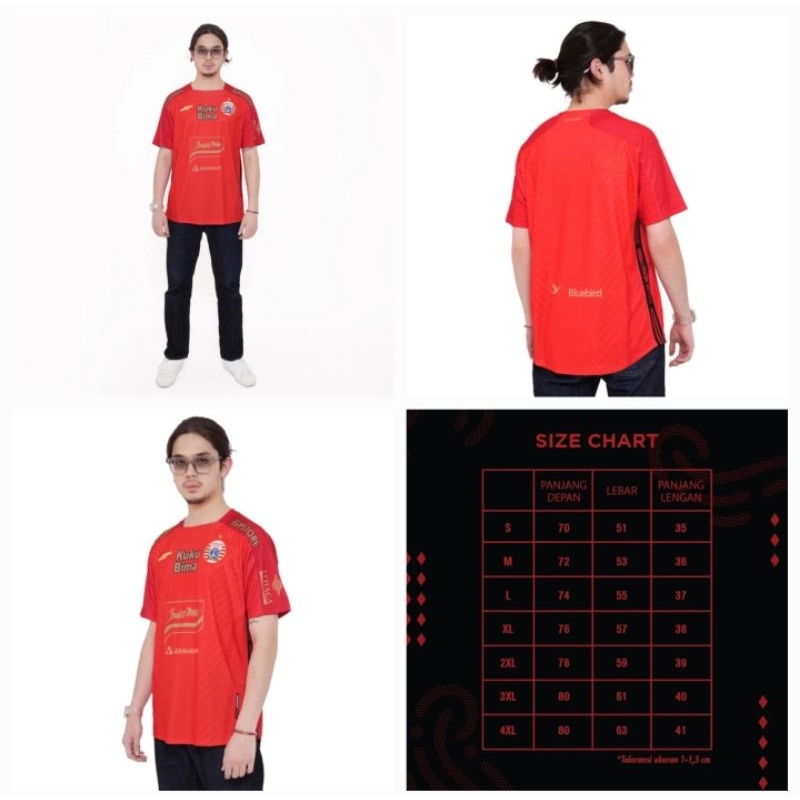 Jersey bola / persija jakarta supporter version home / original juara 2023