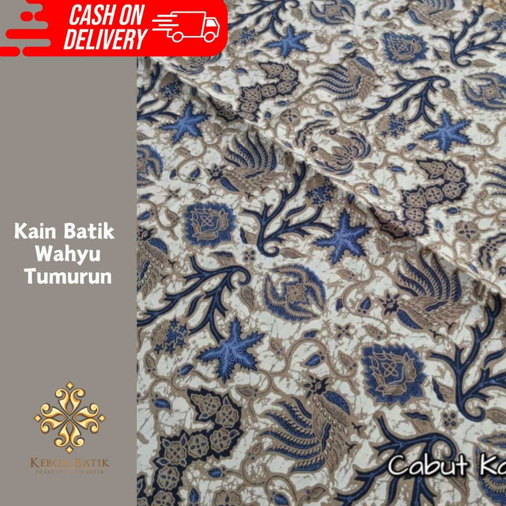 Kain Batik Solo - Kain Batik motif  Wahyu Tumurun - Batik Klasik - Kain Batik Wahyu tumurun - 2808