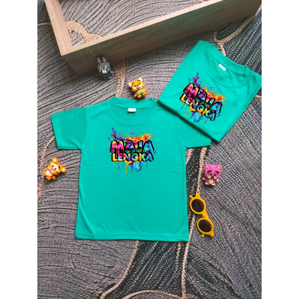 BAJU KAOS ANAK-ANAK TULISAN MAJALENGKA YANG BISA DIPAKAI UNISEX