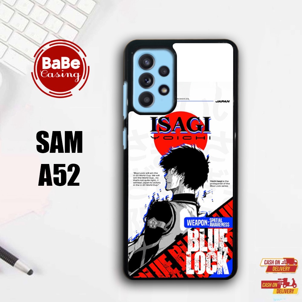 Case SAMSUNG A52 [ BLUE LOCK ] Casing SAMSUNG A52 Hardcase SofTcase Glosy Bisa Cod