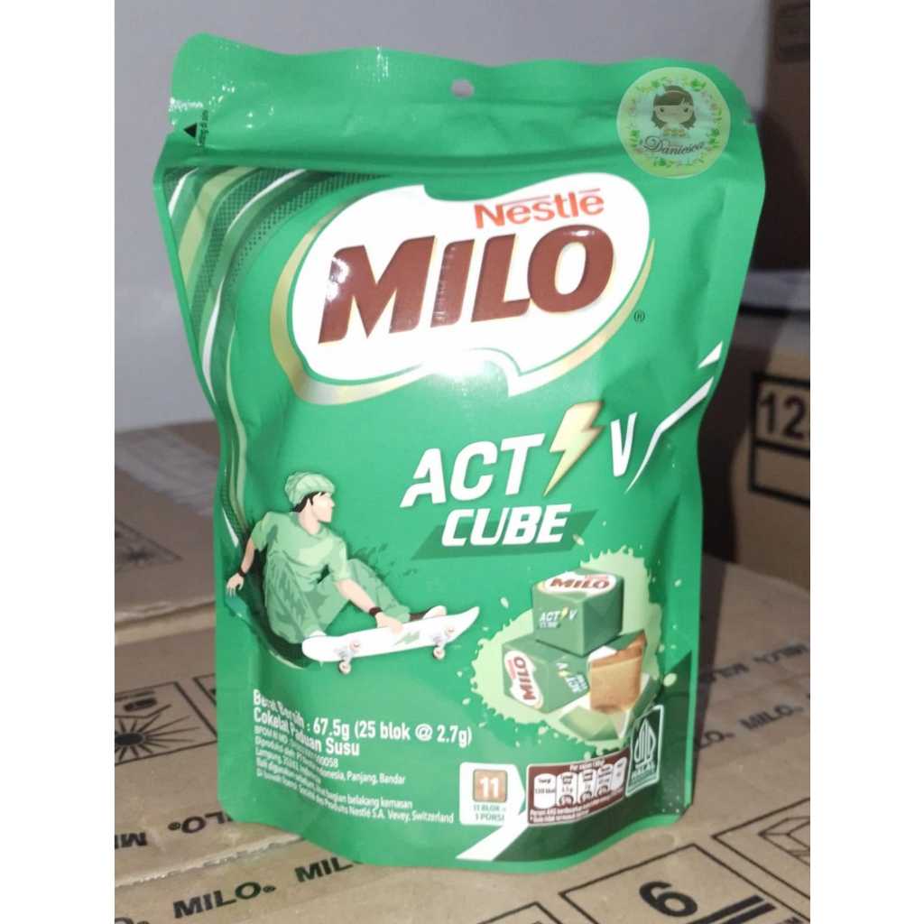 

Nestle milo activ cokelat paduan susu bentuk kotak bpom halal indonesia (scp)