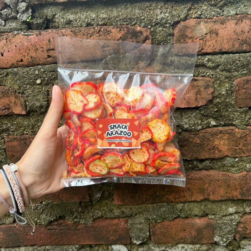 

Kerupuk Seblak Basreng Pedas Mini