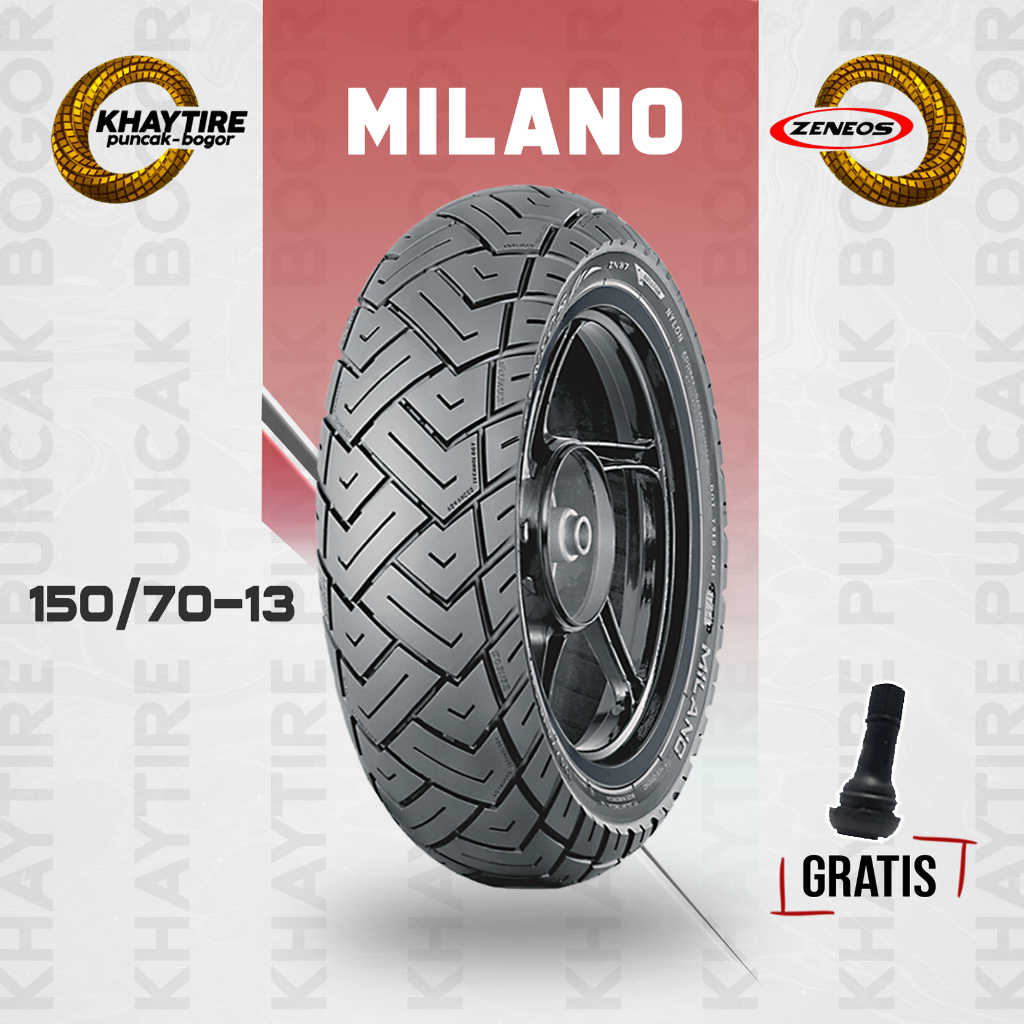 Ban Belakang Tubles Motor NMAX ZENEOS MILANO 150/70 Ring 13