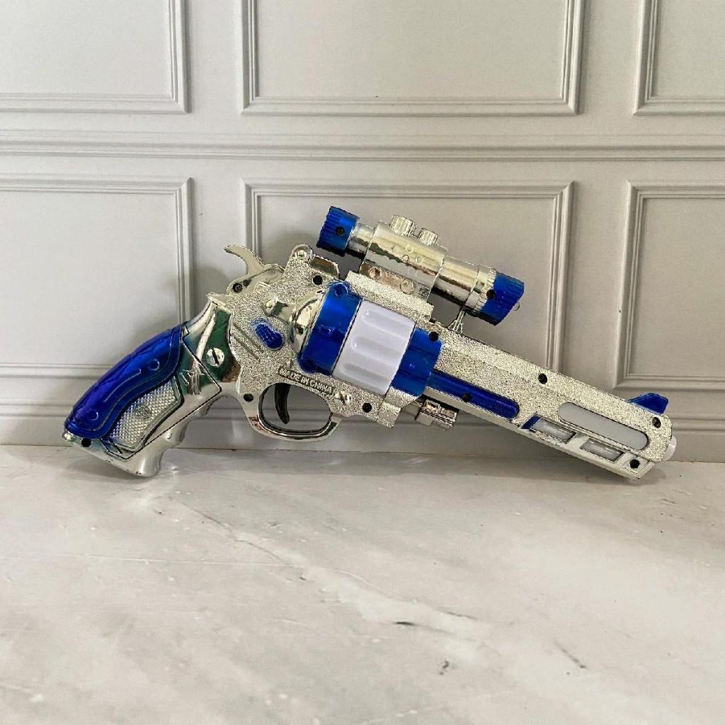 Mainan Sound Gun Revolver Anak Laki Lampu Suara / Mainan Anak Anak