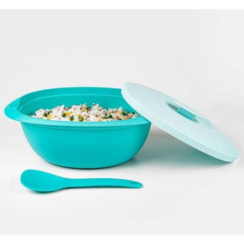 Tupperware blossom bloomia rice server with spoon 3L
