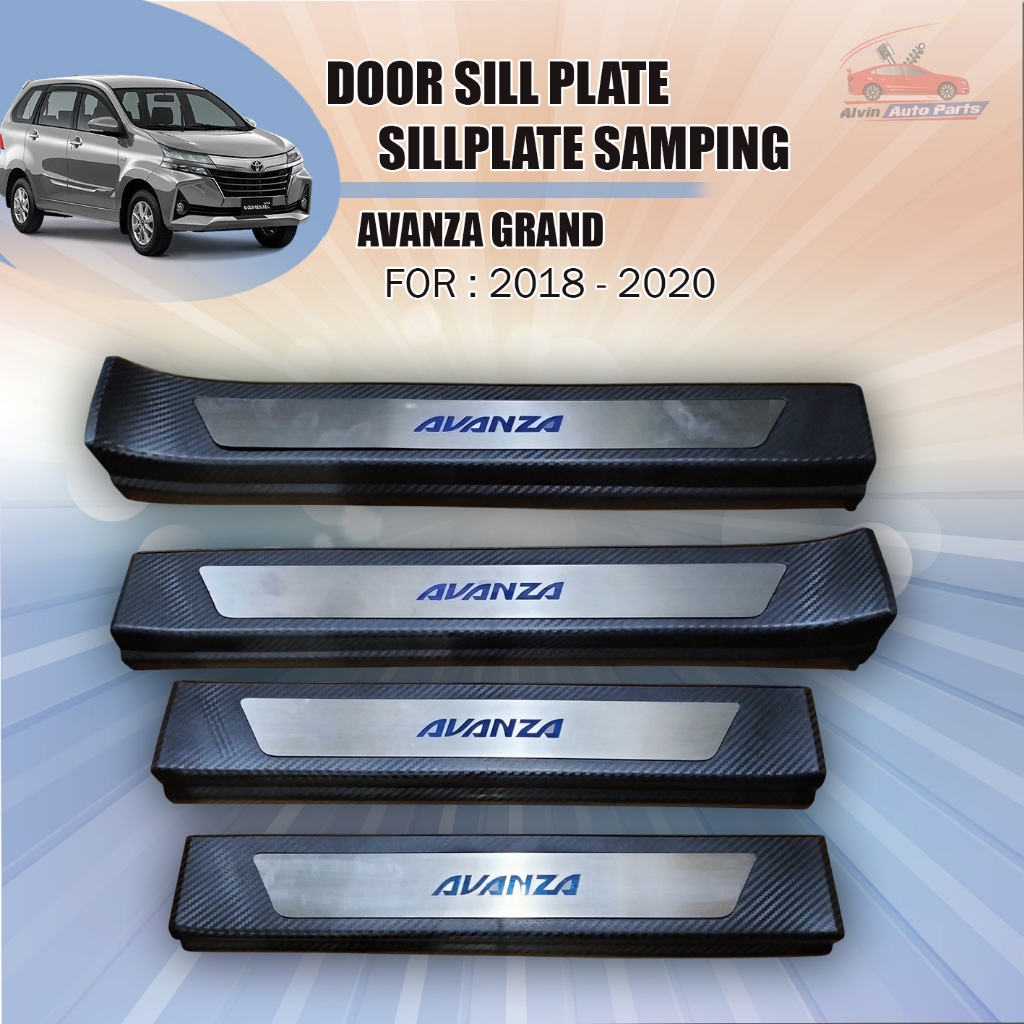 DOOR SILL PLATE AVANZA GRAND 2018 - 2020 / SILLPLATE SAMPING AVANZA GRAND