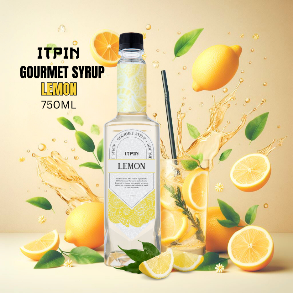 

Sirup Lemon Itpin 750ml - Lemon Gourmet Syrup 750ml