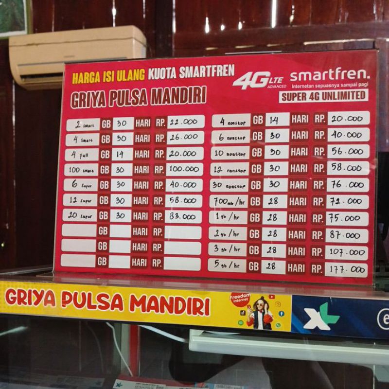 PAKET INTERNET SMARTFREN VOUCHER INTERNET SMARTFREN KUOTA MURAH