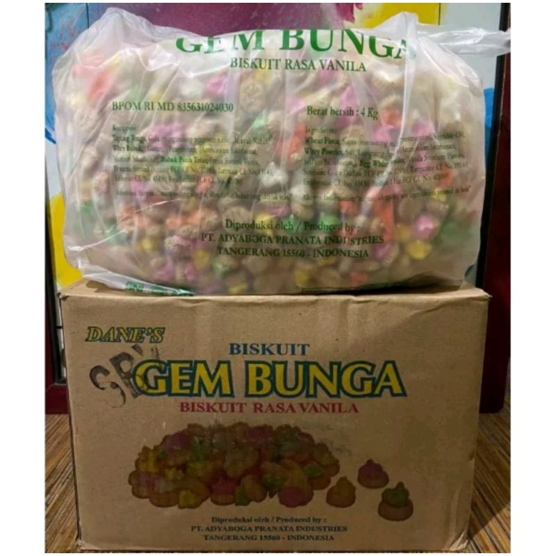 

COD 1 KG BUNGA GEM BUNGA GUM SNACK JADUL VIRAL BISKUIT GULA LEGEND