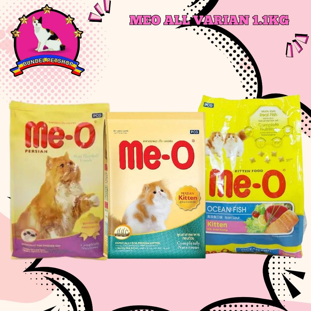 Meo 1.1kg Freshpack Makanan Kucing Kering Meo 1.1kg Kitten Adult Persian