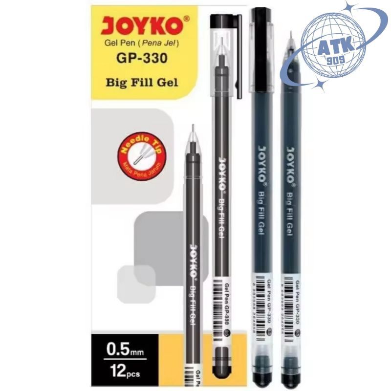 

Pulpen Gel Pena Joyko GP-330 Big Fill Gel 0.5 mm