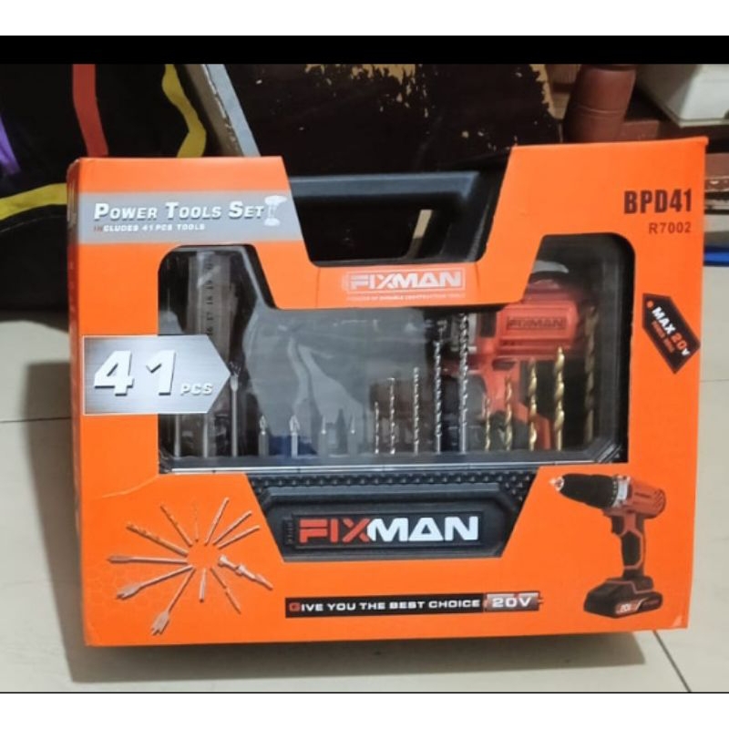 bor cas FIXMAN 41pcs 20v