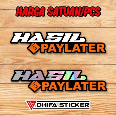 

STICKER HASIL SHOPEE (vinyl cut sticker)