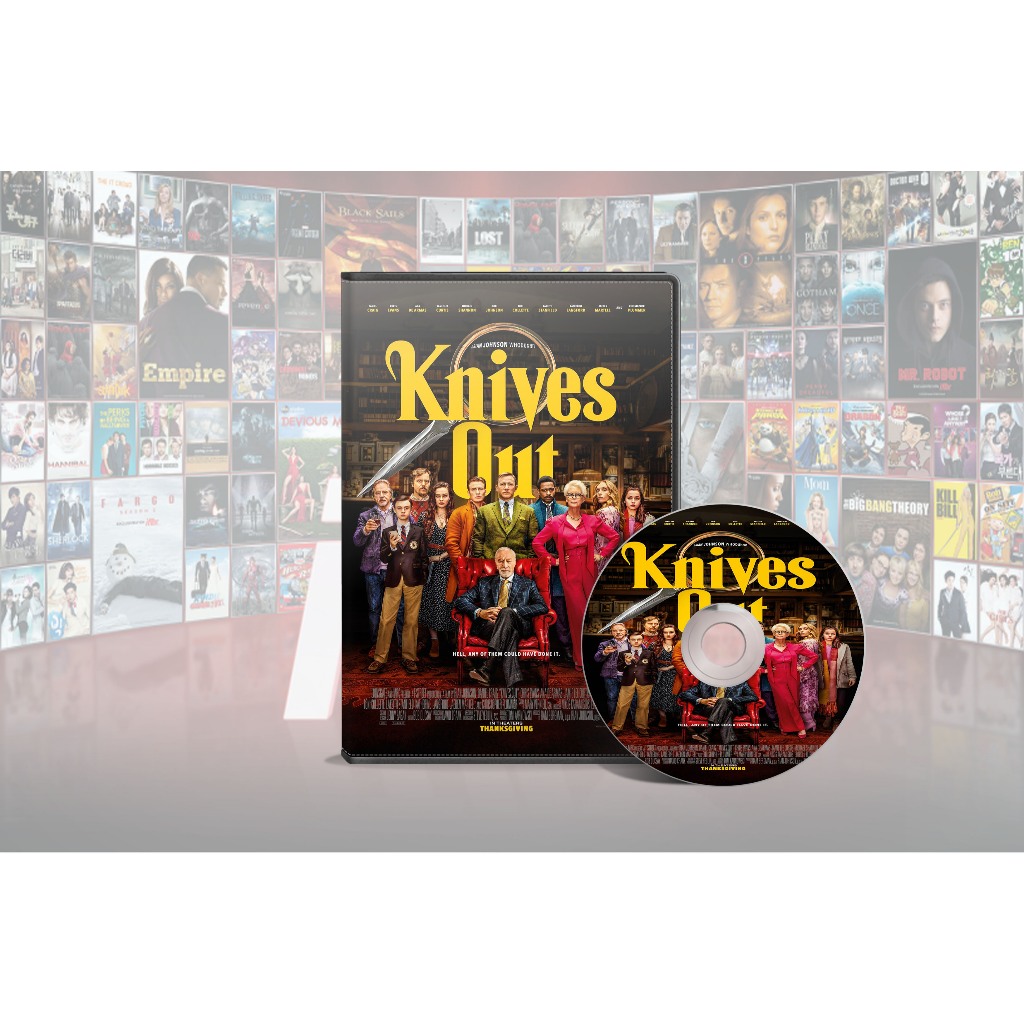Koleksi DVD Film Knives Out & Glass Onion A Knives Out Mystery (2019-2022)