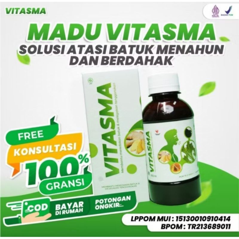 

Madu Vitasma Original Untuk Meredakan Batuk Dan Asma