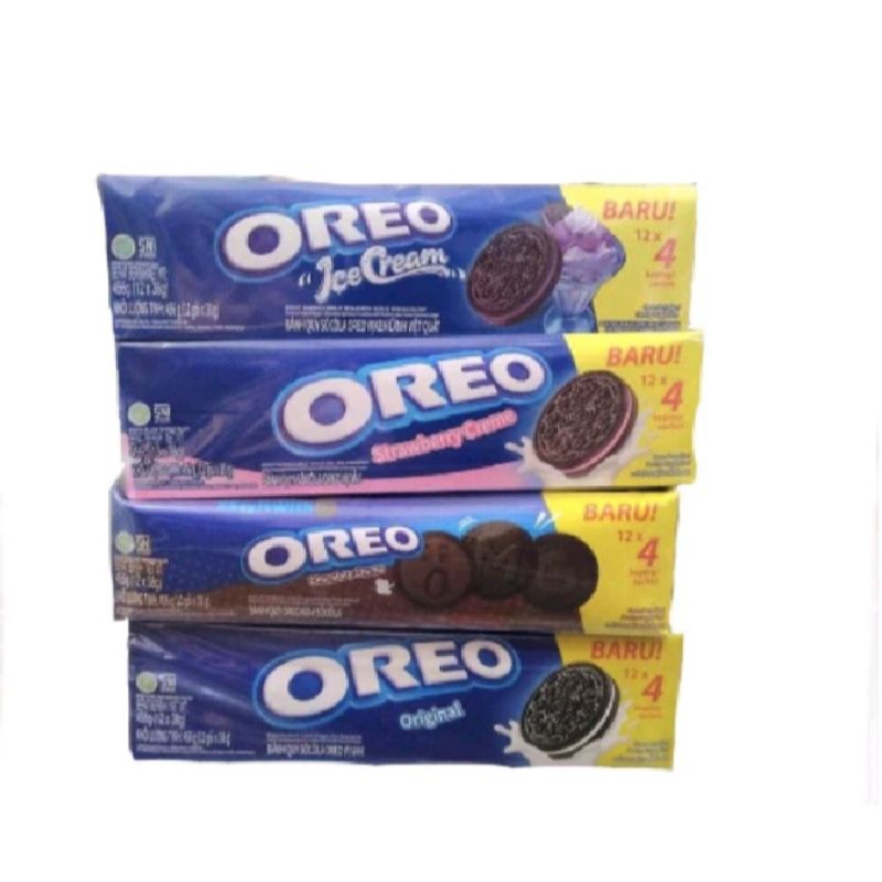 

( PerBox isi 12 ) OREO BISKUIT KEPING KEMASAN BOX