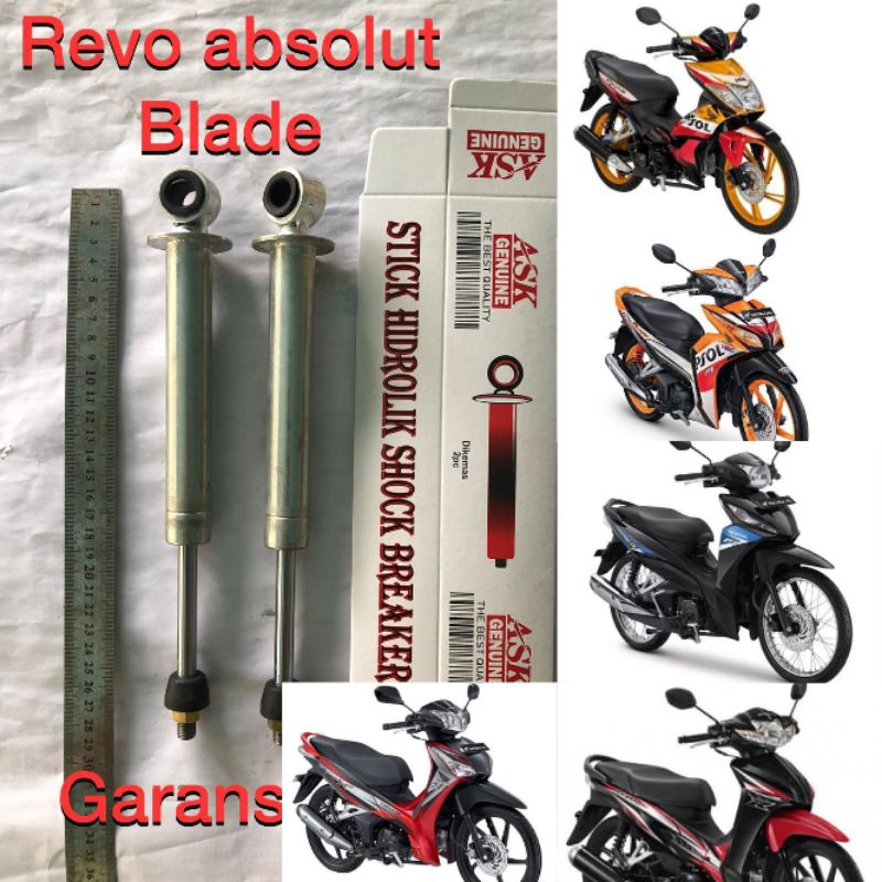 AS HIDROLIS SHOCK SHOK SKOK BELAKANG [ ANC ] MOTOR SEPEDA MOTOR REVO ABSOLUTE hidrolis shockbreaker 