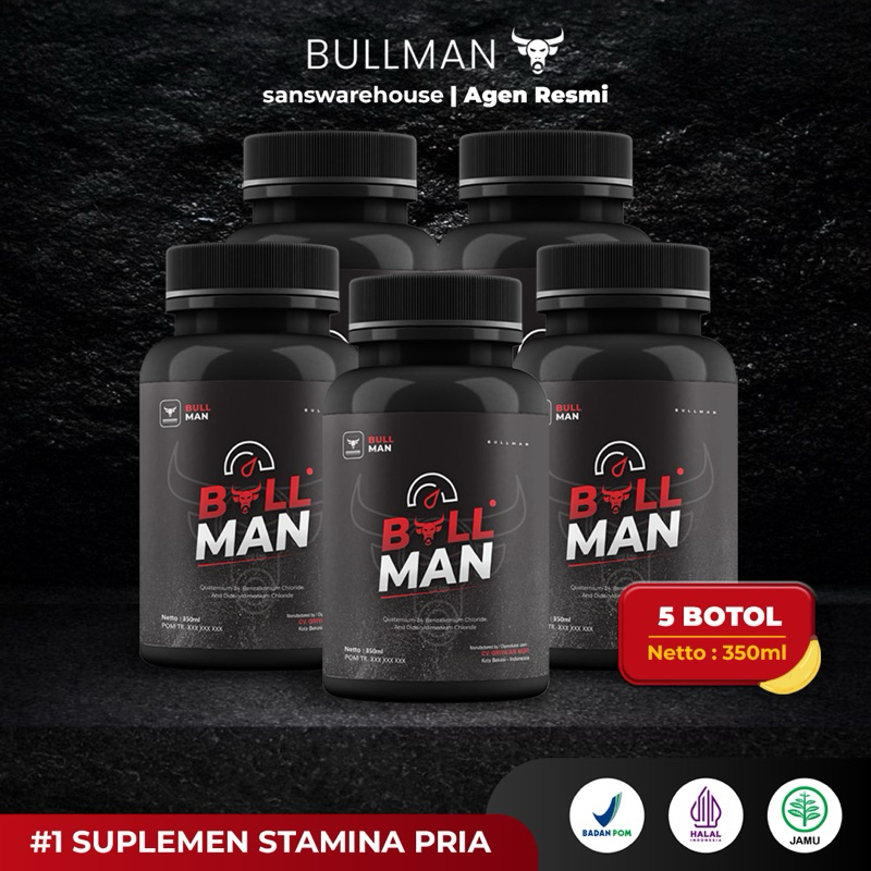 [5 BOX]Bullman - Suplemen Stamina Pria Dewasa