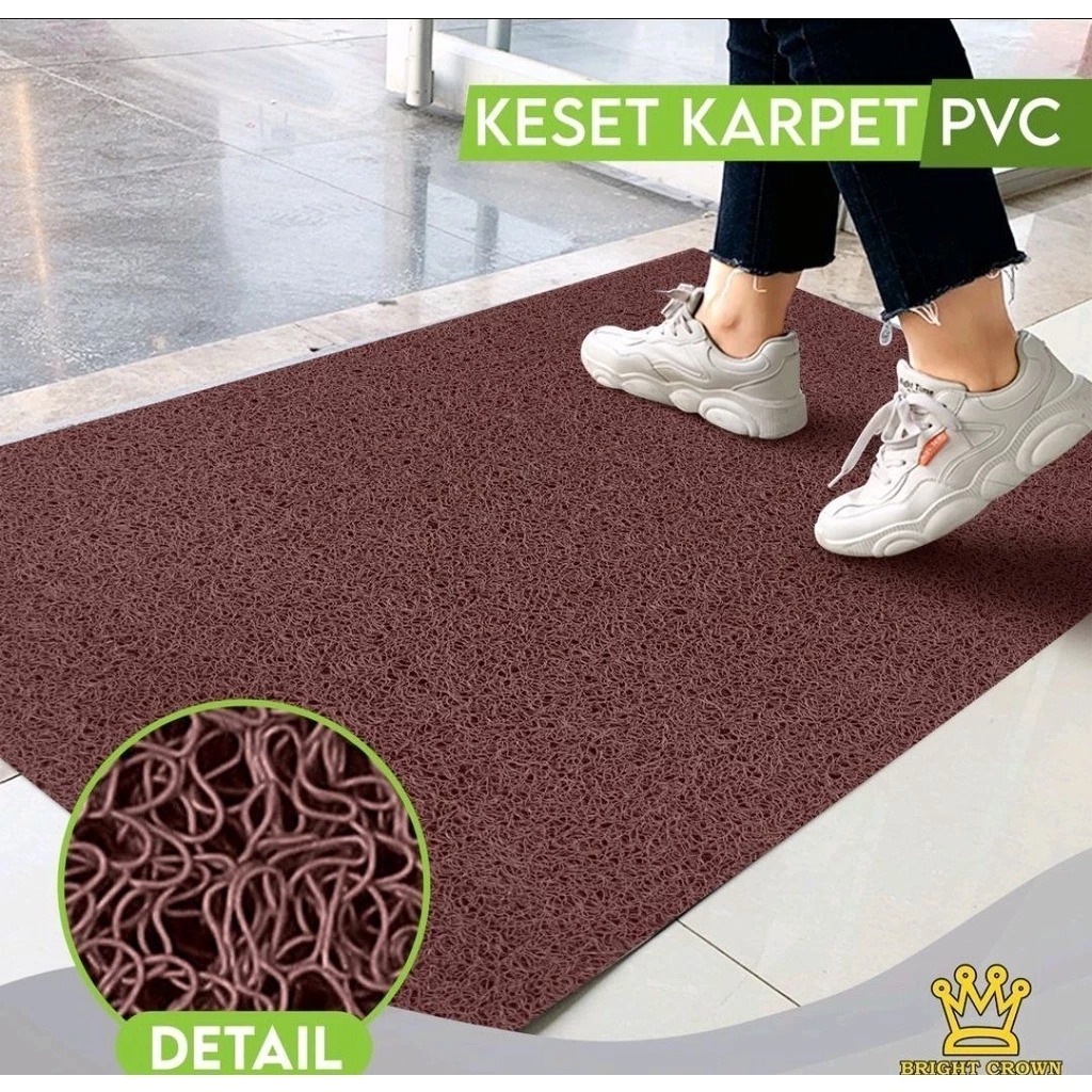 Keset Karet PVC Keset Mie / Bihun Tebal - Keset Welcome Polos - Keset Pintu Rumah