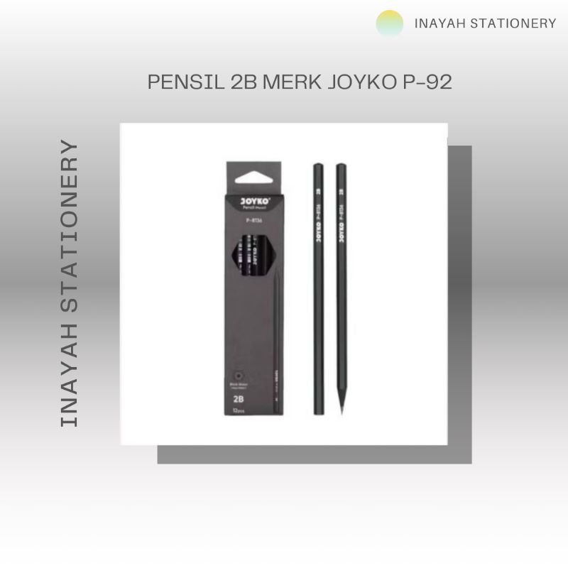 

PENSIL JOYKO 2B P-8136 /ALAT TULIS SERBA GUNA BERKUALITAS 1PACK Stationery