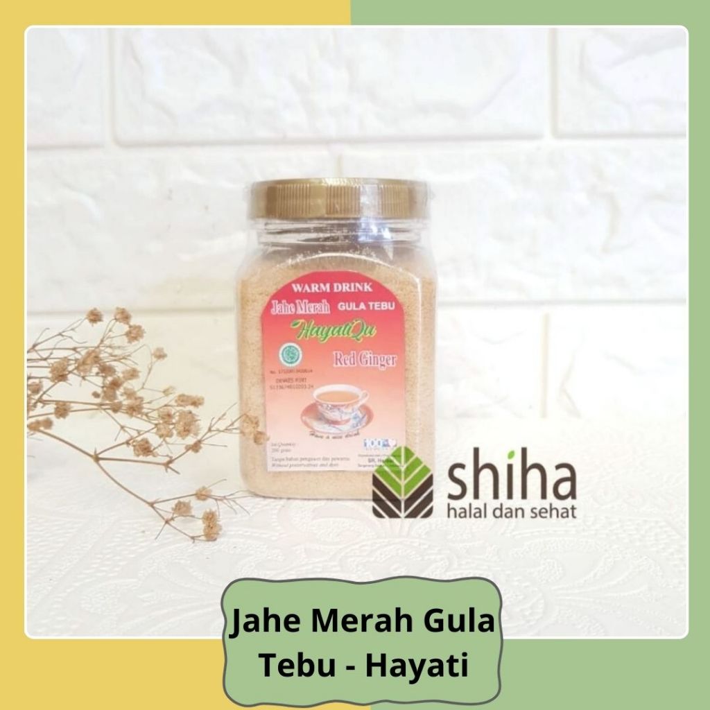 

SHIHA - Jahe Merah Bubuk Gula Putih Hayati/ HayatiQu 225 gr