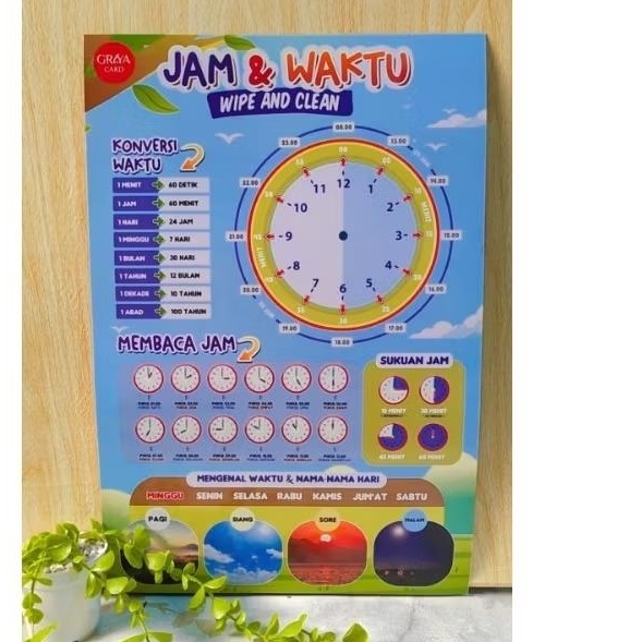 

Poster Edukasi Wipe&Clean Mengenal Jam ARShoop Samarinda