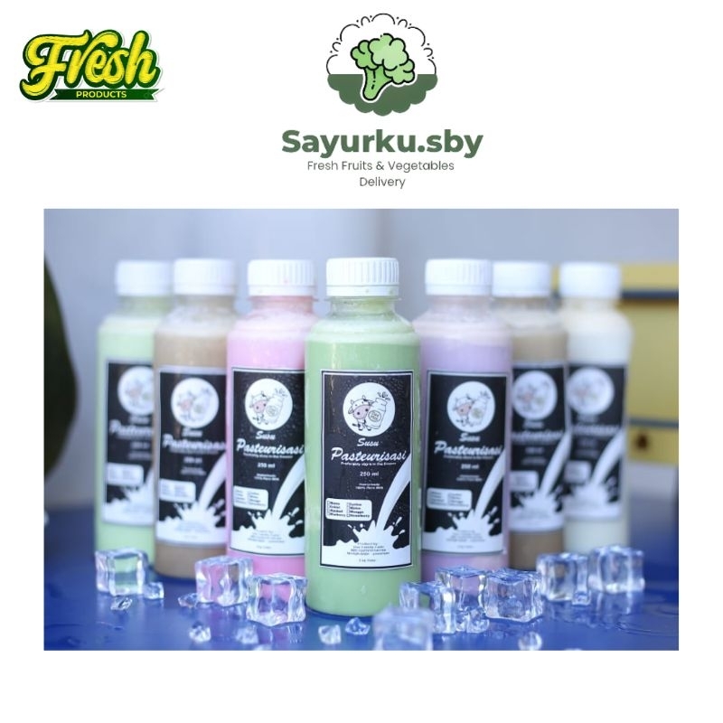 

Sayurku.sby (Bisa kirim instan) Susu pasteurisasi homemade 250ml