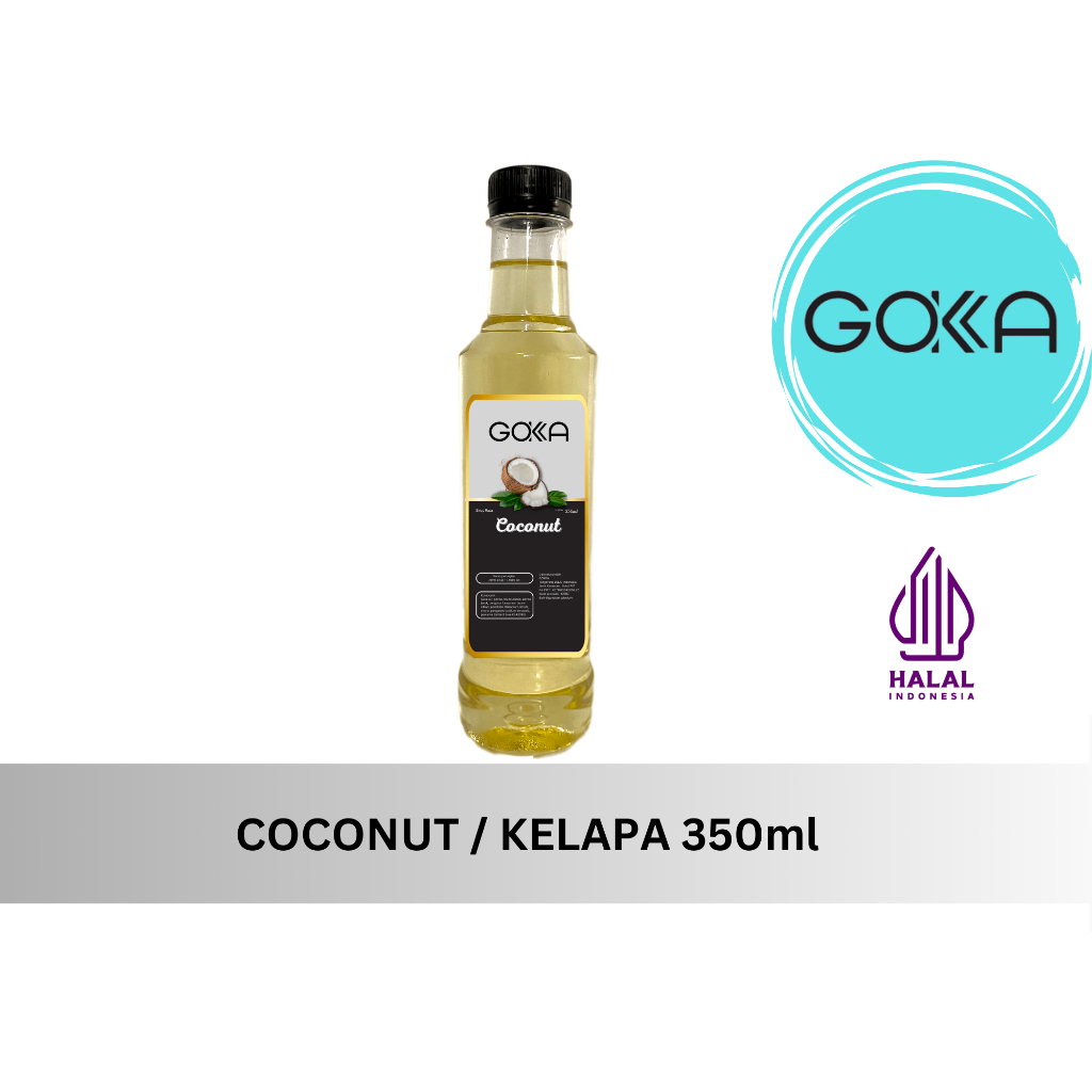 

GOKKA Sirup Minuman Rasa Kelapa (Coconut) 350ml Syrup