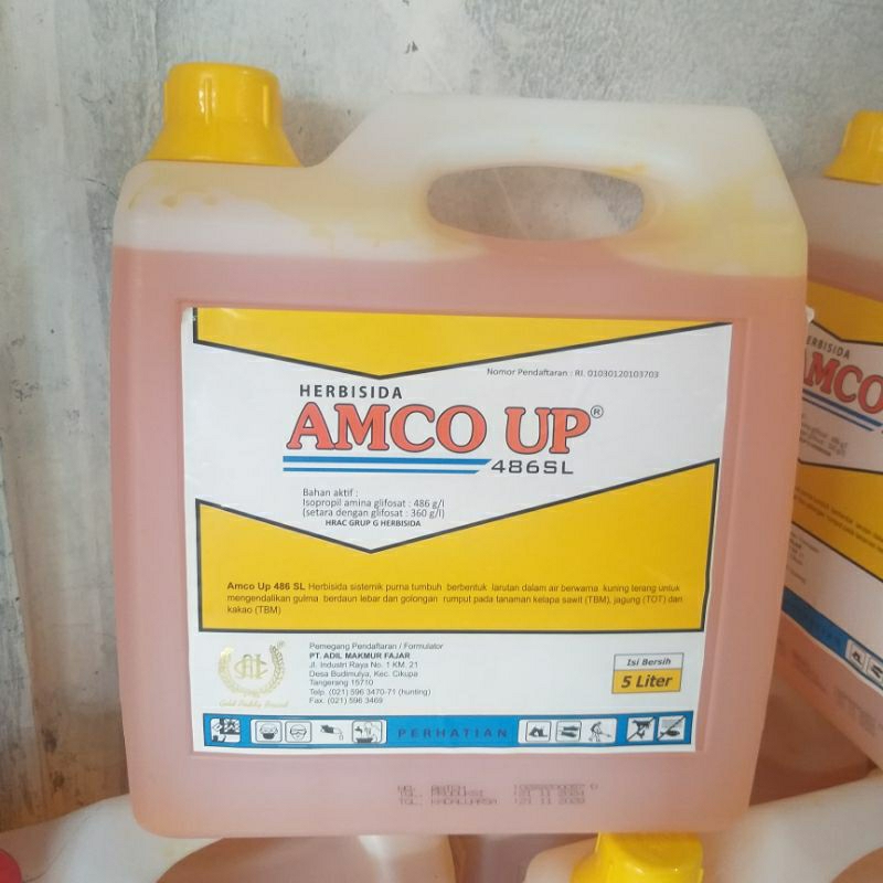 AMCO UP 486 SL, 5 LITER, HERBISIDA SISTEMIK, Setara dengan roundup