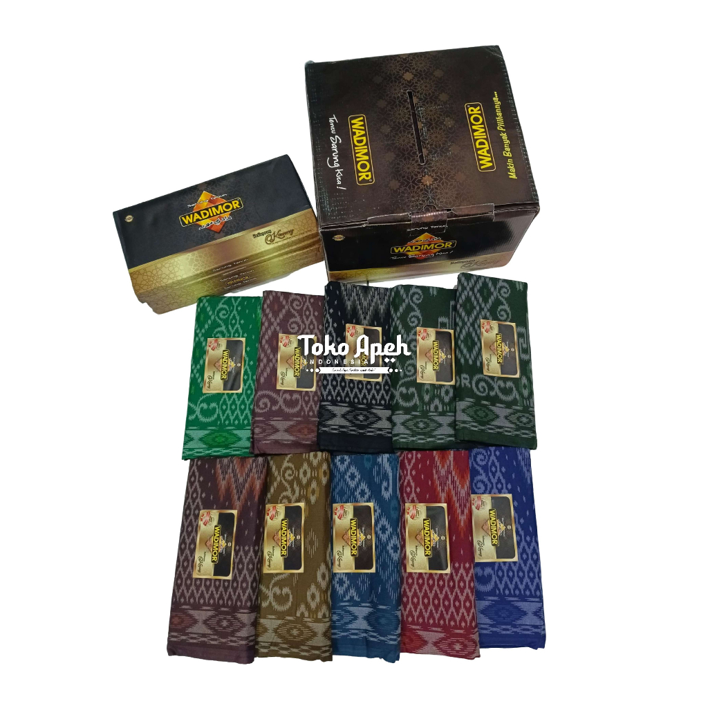 SARUNG TENUN WADIMOR BALIMOON KEMBANG - BUSANA MUSLIM