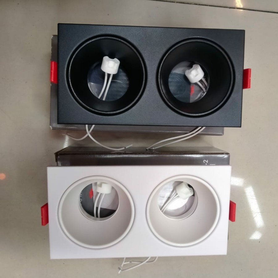 downlight halospot kosongan 2 lubang 3 lubang tebal