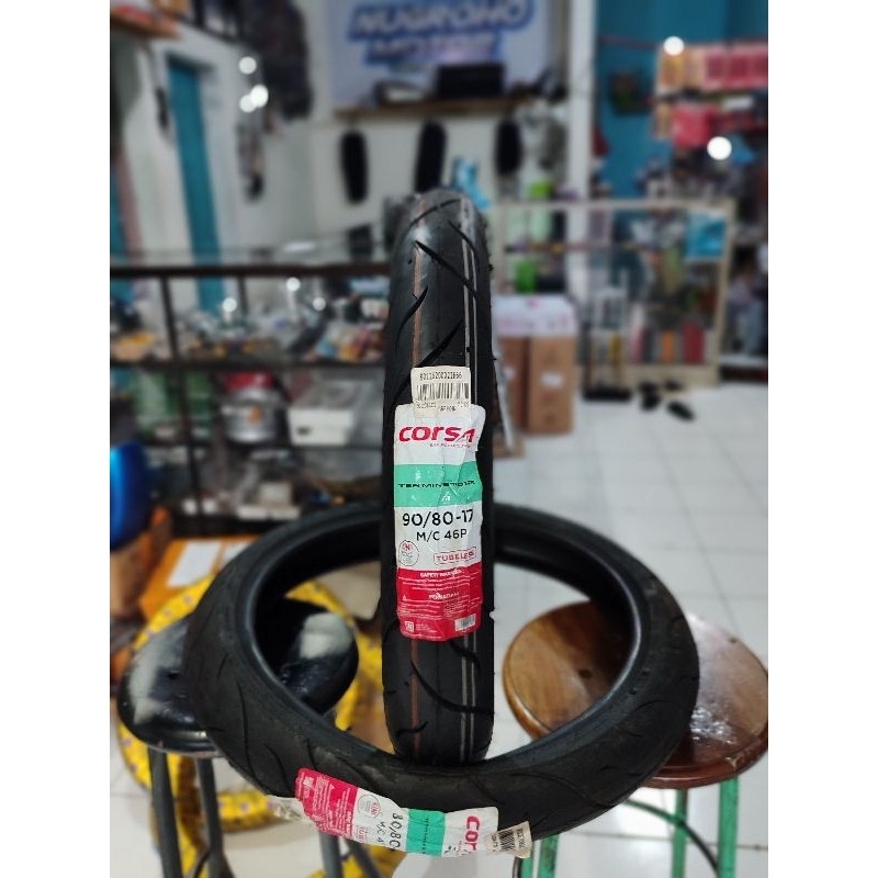 Ban Corsa Terminator 90/80-17 Tubeless