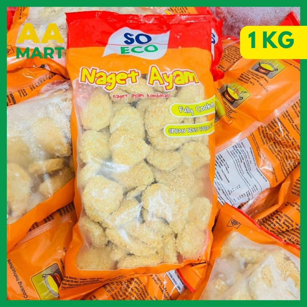 

SO ECO Chicken Nugget Nuget Ayam 1000G/1KG