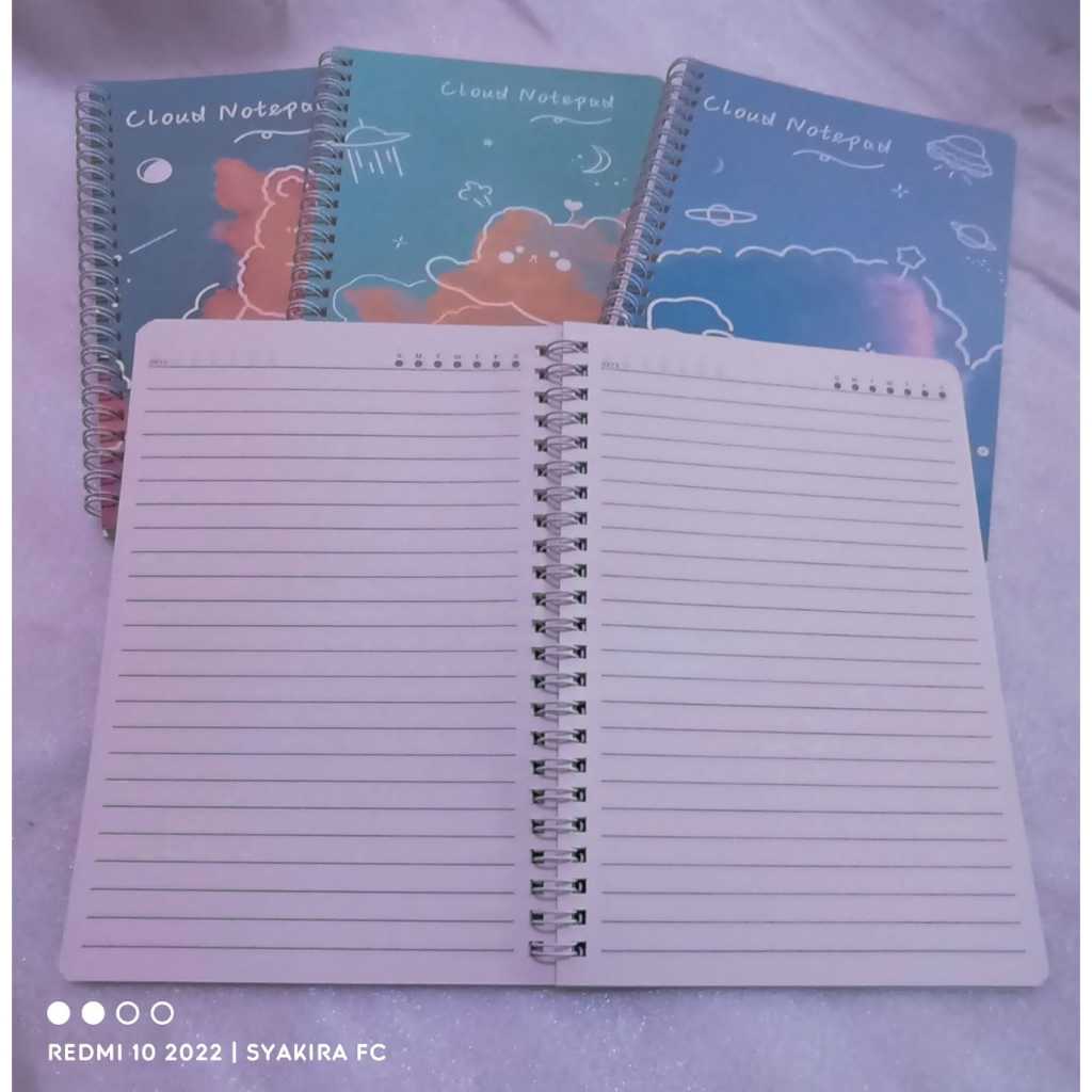 

NOTE BOOK SPIRAL//BUKU CATATAN//BUKU DIARY// UK.A5