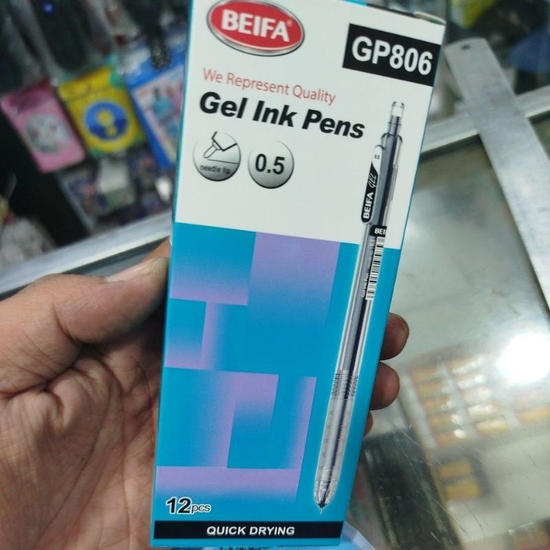 

Beifa Gel Ink Pens GP806 / ( 1pak/12pcs)