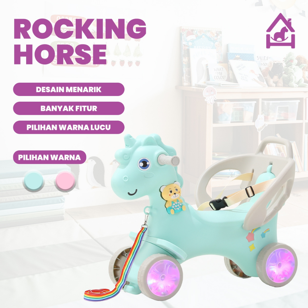 Kuda Kudaan Anak Rocking Horse Mainan Kuda Kudaan Jungkat Jungkit Anak Mainan Anak Kuda Kudaan Murah
