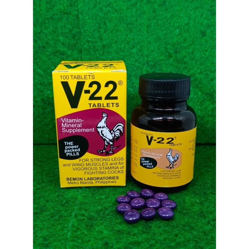 V22/V-22 VITAMIN AYAM FILIPIN DAN AYAM BANGKOK PENAMBAH STAMINA DAN GAIRAH