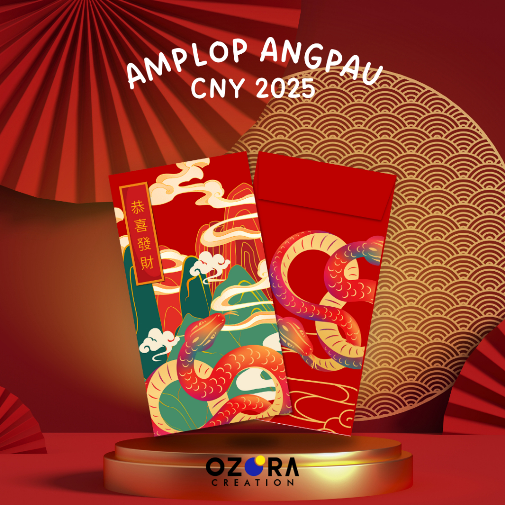 

Amplop Angpau Premium 2025 | CNY 2025 | Ukuran 9 cm x 17 cm | Isi 6 pcs | OZCNY02