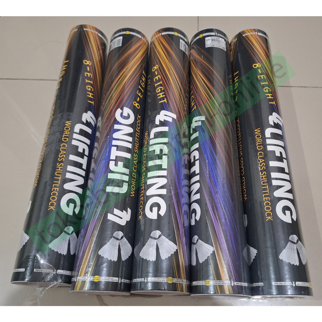SHUTTLECOCK SHUTTLE COCK KOK BOLA BULUTANGKIS BADMINTON LIFTING 8 EIGHT